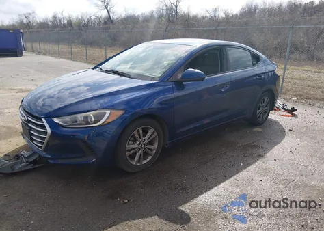 2018 Hyundai Elantra Sel z USA, uszkodzony, nr VIN 5NPD84LF7JH303721